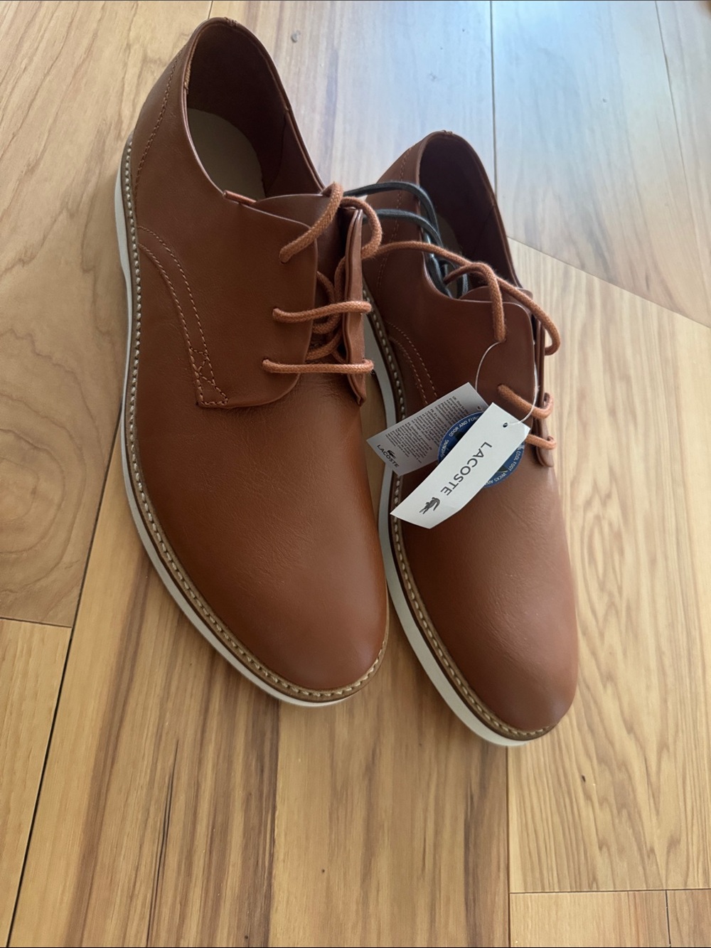 Lacoste Men's Tan Leather
